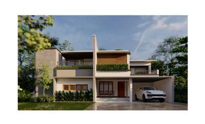 #exteriordesigns  #exterior3D  #architecturedesigns  #Architectural&Interior #KeralaStyleHouse  #3Dvisualization