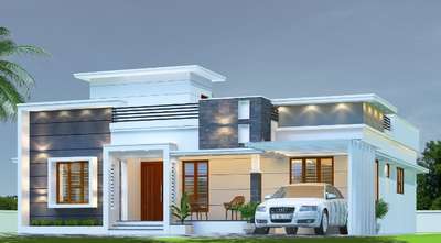 #Magic View Designs &Engineers #Kaipamangalam #Thrissur #1550sqftHouse #28L