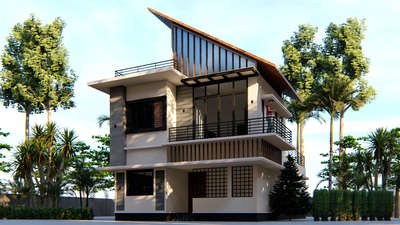 Proposed Two Storey villa @ Trissur