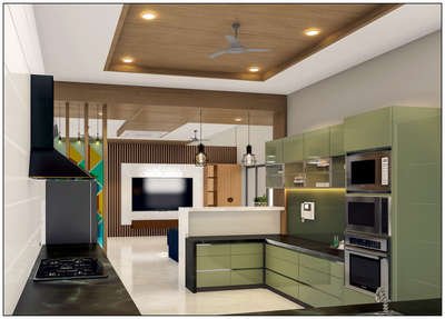 Modular kitchen design  #ModularKitchen  #Modularfurniture  #modularkitchenkerala  #KitchenInterior  #KitchenIdeas  #LShapeKitchen