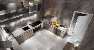 Kitchen 3D Plan Modern design