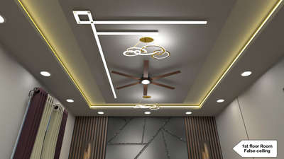 False ceiling design 3D Modern
