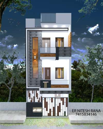 15 ft g+2 Elevation design. 
Contact us on +917415834146.
For ARCHITECTURAL(floor plan,3D Elevation,etc),STRUCTURAL(colom,beam designs,etc) & INTERIORE DESIGN.
At a very affordable prices & better services.
. 
. 
. 
. 
. 
. 
 
#elevation #architecture #design #love #interiordesign #motivation #u #d #architect #interior #construction #growth #empowerment #exteriordesign #art #selflove #home #architecturedesign #building #exterior #worship #inspiration #architecturelovers #Ä±nstagood