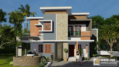 Residence design for mr.Suhail
Location:-Elamkulam(Malappuram)
Area=2138sqft
model:-Contemporary 
 #ContemporaryDesigns 
 #3d  #ElevationHome