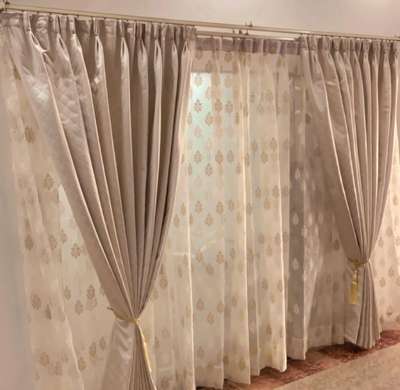 this is double tracking curtains concept ready by GALAXY HOMES  #curtains  #HomeDecor  #InteriorDesigner  #Sofas  #sofaset  #homesweethome  #furnituremaker  #homesforsale  #Homedecore