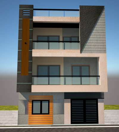 *3D ELEVATION with 2d Elevation plan*
2D  ELEVATION AND 3D ELEVATION  WITH PROPER RENDER AND DETAIL