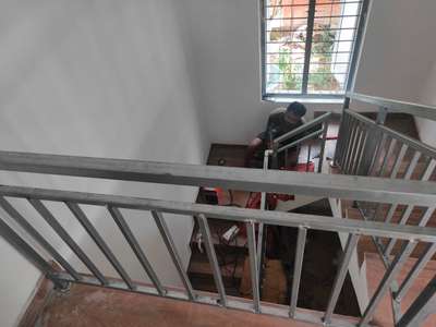 Star case handrail work in GI pipe