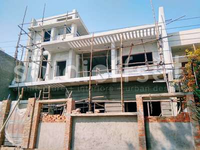 An economical 2 storey house design in Aligarh. 
#economicaldesign #aestheticartwork #facadedesign #architecturedesigns #Architectural&Interior #InteriorDesigner