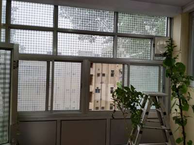 almunium partition and glass work