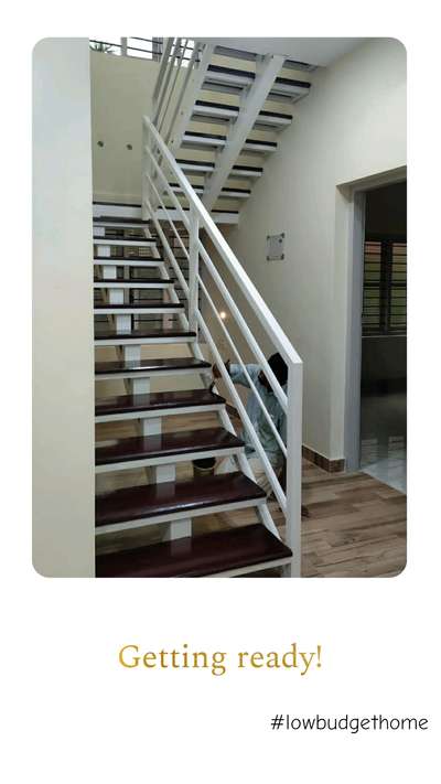 Getting ready!#lowbudgethousekerala  #Completed  #residenceproject  #architecturedesigns  #architecturekerala  #KeralaStyleHouse  #StaircaseDesigns  #Simplestyle  #archkerala  #HouseConstruction  #completed_house_construction