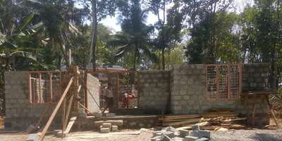 Ongoing work of a residential building at Mallappally, Pathanamthitta.