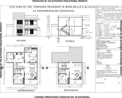 #2DPlans  #FloorPlans  #3BHKHouse  #modernhouses  #permitplan  #Designs