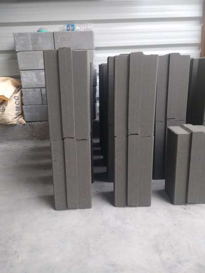 Solid Concrete Interlock Bricks - Size available  8"×12"×5" and 6"×12"×5"