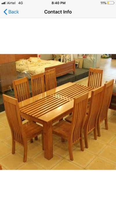 dining #wooden dining table &chair