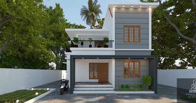 4bhk# small living# 2 attach
1825.44 sq ft area #exterior_Work #HomeDecor #KeralaStyleHouse #HouseDesigns