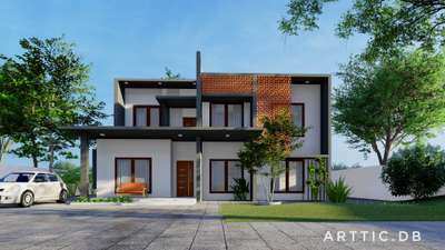 proposed residential project at Malappuram 
Total area 2438 sqft 
for more details contact us on 
9496590017
#keralahomedesignz #keralahomeplans #modularhome #ContemporaryHouse
