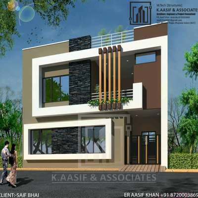 K.Aasif and Associates 
Size 30x40 in ft 
Area 1200 sq.ft
Location  indore 
Planning
 Elevation design 
Structure designing
Fully designed by K.Aasif and Associates 
#elevation #architecture #design #interiordesign #construction #elevationdesign #architect #love #interior #d #exteriordesign #motivation #art #architecturedesign #civilengineering #u #autocad #growth #interiordesigner #elevations #drawing #frontelevation #architecturelovers #home #facade #revit #vray #homedecor #selflove #instagood