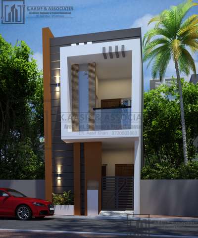 K.Aasif and Associates 
Size 15x50 in ft 
Row house 
Area 750 sq.ft
Location indore 
Planning
 Elevation design 
Structure designing
Fully designed by K.Aasif and Associates 
#elevation #architecture #design #interiordesign #construction #elevationdesign #architect #love #interior #d #exteriordesign #motivation #art #architecturedesign #civilengineering #u #autocad #growth #interiordesigner #elevations #drawing #frontelevation #architecturelovers #home #facade #revit #vray #homedecor #selflove #instagood