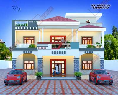 exterior home design ðŸ�šðŸ�šðŸ�˜ðŸ¤ŸðŸ¤Ÿ
#HouseDesigns #exteriors #homedesigne #skdesign666 #Architect