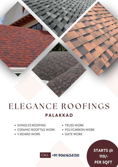 The Complete Roofing Solution 🏠 Call:-+91 9061634130 #eleganceroofings #Palakkad  #KeralaStyleHouse  #kerala  #HomeDecor  #TraditionalHouse  #tamilnadu  #manglore  #homedesignideas  #RoofinShingles  #RoofingDesigns  #roofing  #ceramicrooftile  #constraction  #homestyle   #outdoorlifestyle