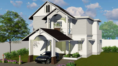 #3d Modelling#French style facade design#Cost effective designs