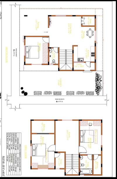 *Floor Plan*
Floor Plan According to Vastu, with furniture Layout and Column Layout