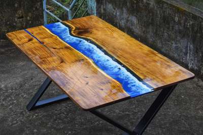 Ocean themed epoxy table made with love and care it deserves. Contact us for more information 
8943757084
 #epoxytables  #DiningTable  #RectangularDiningTable  #moderndesign  #art  #beachvibes  #HomeDecor  #epoxydining