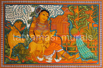 sakuntala
mural painting  
 #tatvamasimurals