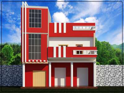 3D view of 3BHK