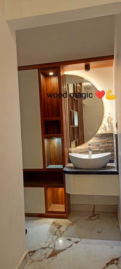 wash basin 😍
wood magic ❤️💪
 #InteriorDesigner
