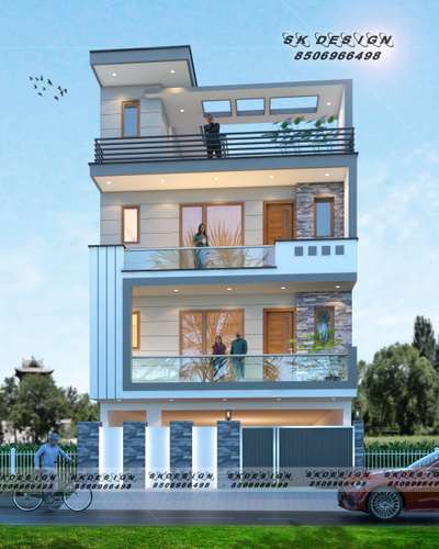 beautiful home design ðŸ˜�ðŸ˜˜
#skdesign666 #HouseDesigns #HouseConstruction #frontElevation #facade #HomeDecor #exteriors #Architect #constraction #Contractor