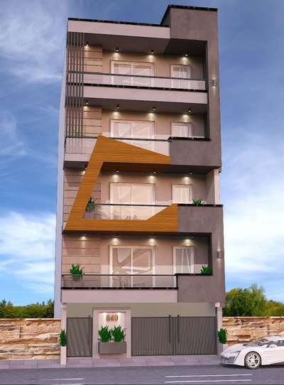 Modern facade... #exteriordesigns #latestexterior#modernhouse#elevation#ele #vationideas#3dsmax##vray #newdesigin  #HouseDesigns  #latesthousedesigns  #frontElevation  #3delevationhome