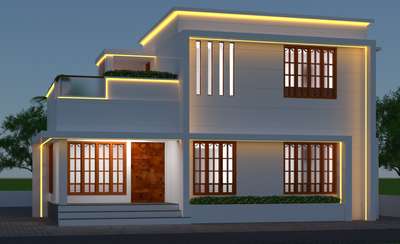3BHK
1700 SQ FT
 # HOME
 #ContemporaryHouse 
 #modernhome
 #3delevations