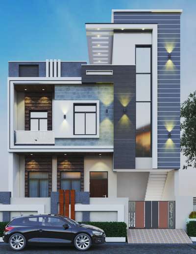 30x50 house design  #sikar  #jaipur  #jksarchitects  #arficial  #architecturedesigns  #exterior_Work  #koloapp  #Indiankitchen