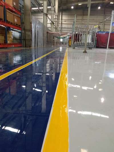 Industrial selfleveling floor at Chennai done.