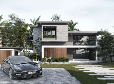 Modern Comtemporary Residencial Design 
Residence at Thrissur
Area : 2900 sqft 
Arch F
Architecture | Interiors | Landscape