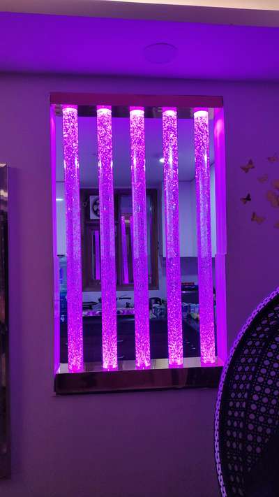 water bubbles pillars for decoration you can install any where like windows, portion and partition.