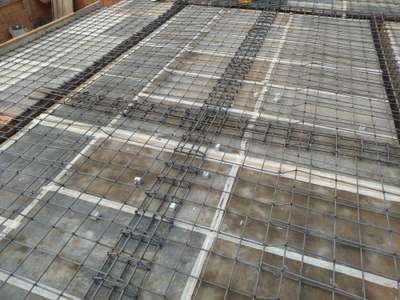 steel work finished tomorrow  redimix concrete site at kallambalam tvm
