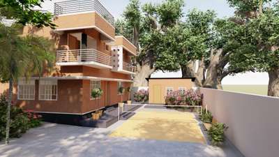 Extension of existing single storey villa @ trissur