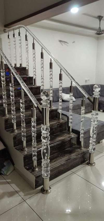 acrylic staircase work