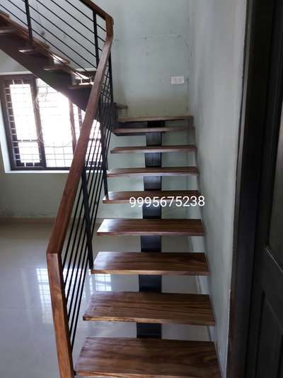 #fabricatedstaircase #wood  #ms