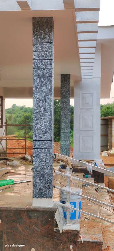 cement pillar texture painting designe|synthetic plaster putty pattern
#pillarcladding #pillardesign#pillarpainting