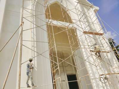church Painting work  #churchrenovation  #churchpainting