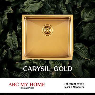 Upgrade your kitchen with the Carysil Kitchen Sink! Made from durable stainless steel and finished in a luxurious golden color, this sink adds style and sophistication to any kitchen. The spacious bowl provides ample room for washing dishes and the sleek design complements any kitchen style. Upgrade your kitchen today with the Carysil golden Kitchen Sink!

For more details, feel free to call us on +91 89431 97575

#abcmyhome #abcmyhomekochi #tileshowroom #dreamhome #basin #bathroomdecor #bathroomdecorideas #homedecor #washbasindesign #carysilsinks #kitchensink #kitchen