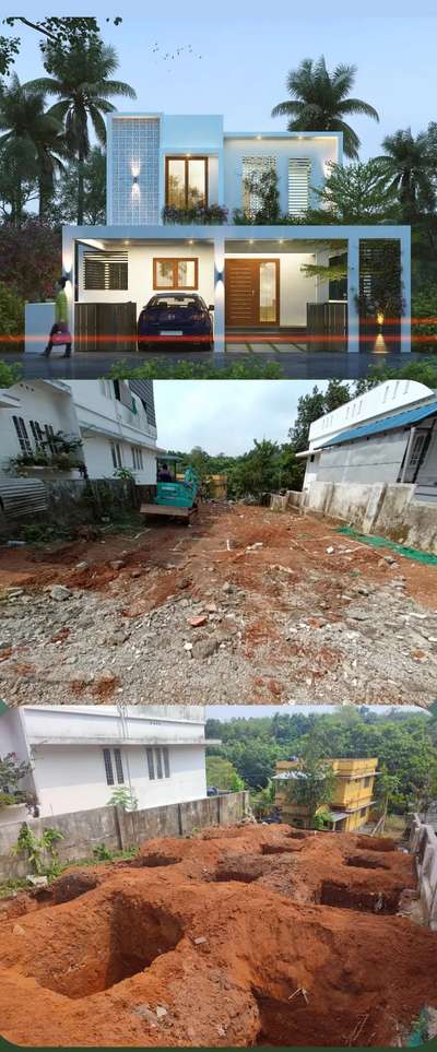 Foundation pit completed..
@pukattupady, Ernakulam
for more enquiries contact Dreamstone Builders 
9061316090,9048111211
