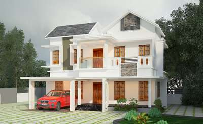 #exterior_Work  #exteriors  #exteriordesigns  #KeralaStyleHouse  #HouseConstruction  #Contractor  #Kannur  #new_home