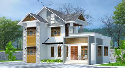 House Details

Ground floor & First floor ( Total Area ) - 1776 square feet.
Bedroom - 4, Bathroom - 4.
facilities;
Sitout , Living, Dining, Kitchen, Store, Upper Living & Balcony ...etc.
Client : Anil 
Location : Panamaram,Wayanad.
Engineer : Sreejith