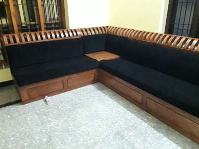 teak wood sofa