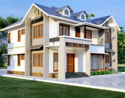 3D Elevation Design
#2500sqftHouse
#colonialhouse
#ContemporaryHouse