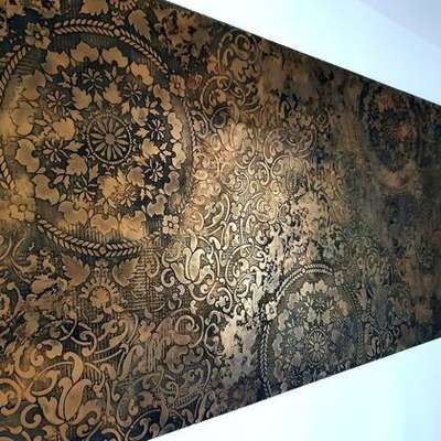 #WallDecors  raised stencil  wall antique  style